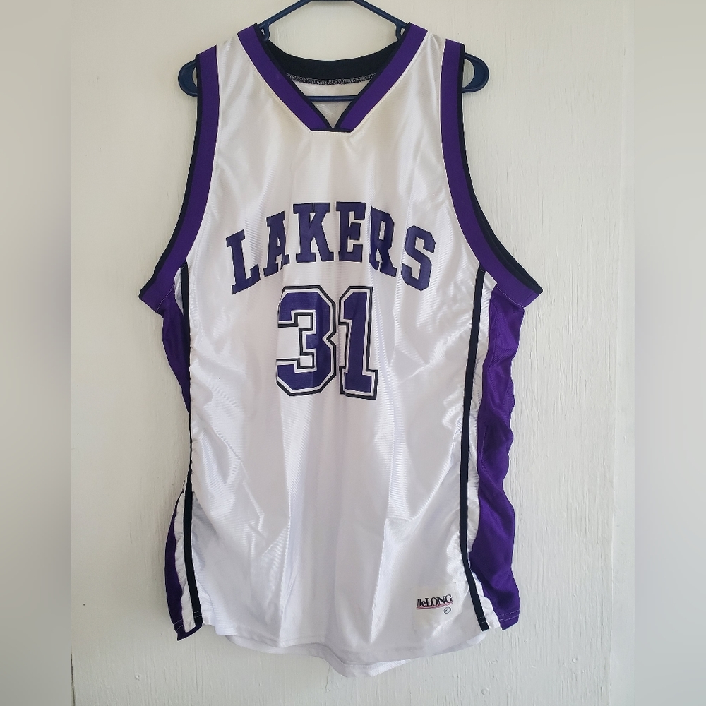 DeLong #31 Lakers Basketball Jersey Size XL